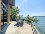 Lower Level Lakefront Deck with Gas Grill